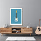 FENDER STRATOCASTER 1966 Blue - The Galaxie Design Classics