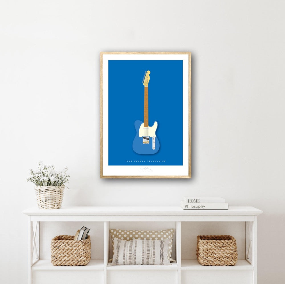 FENDER TELECASTER 1953 Blue 1 - The Galaxie Design Classics