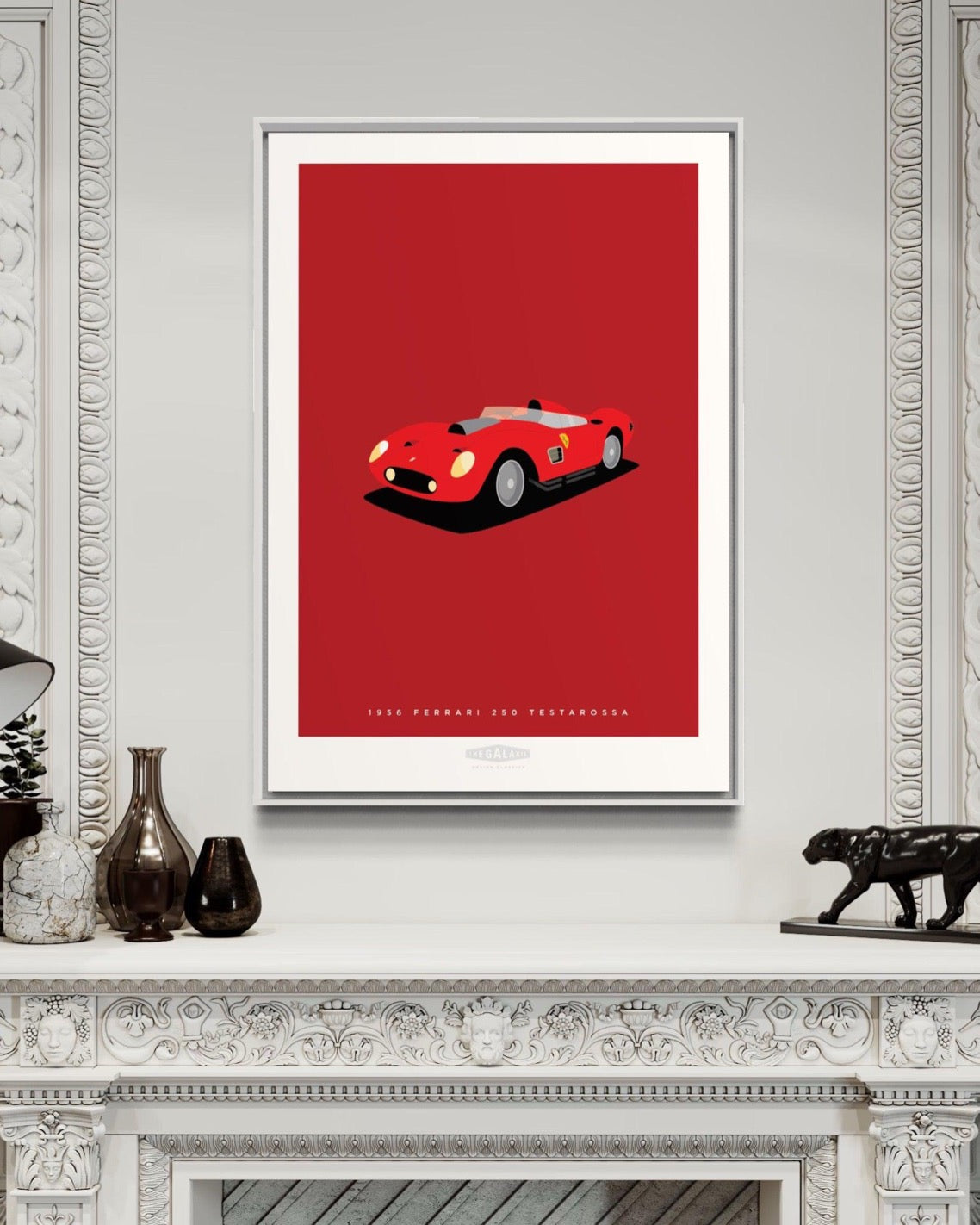 FERRARI 250 TESTAROSSA 1956 Red - The Galaxie Design Classics