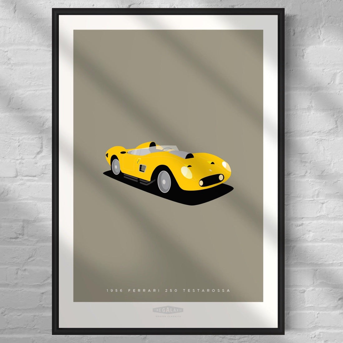 FERRARI 250 TESTAROSSA 1956 Yellow - The Galaxie Design Classics