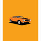 FORD FALCON XB GT 351 1975 Orange - The Galaxie Design Classics