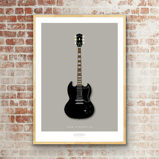 GIBSON SG 1986 Black - The Galaxie Design Classics