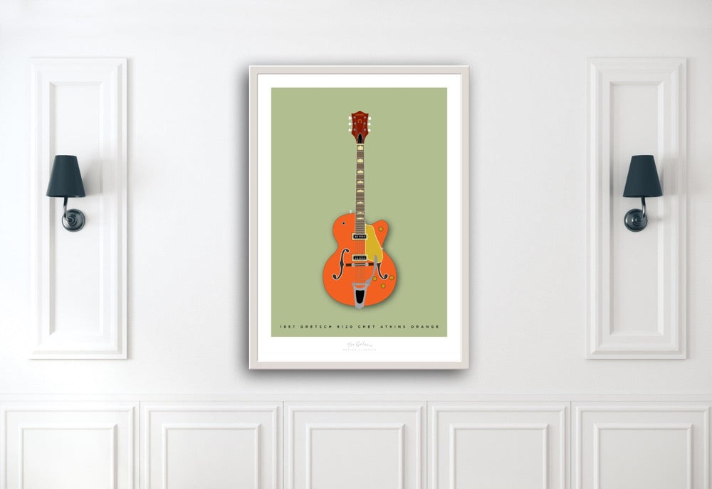 GRETSCH 6120 CHET ATKINS 1957 Orange - The Galaxie Design Classics