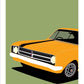 HOLDEN HK MONARO GTS 307 COUPE 1968 Orange 2 - The Galaxie Design Classics