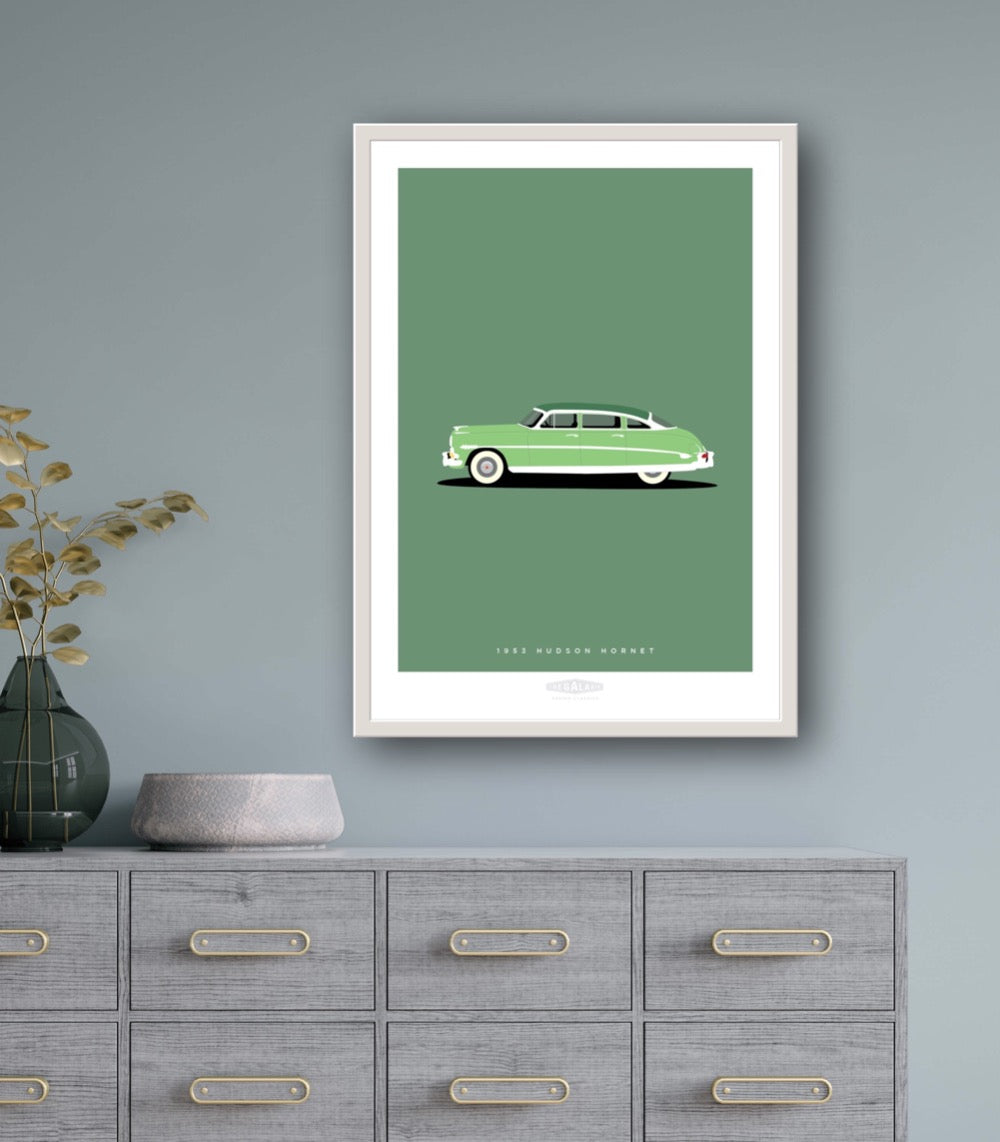 HUDSON HORNET 1953 Green - The Galaxie Design Classics