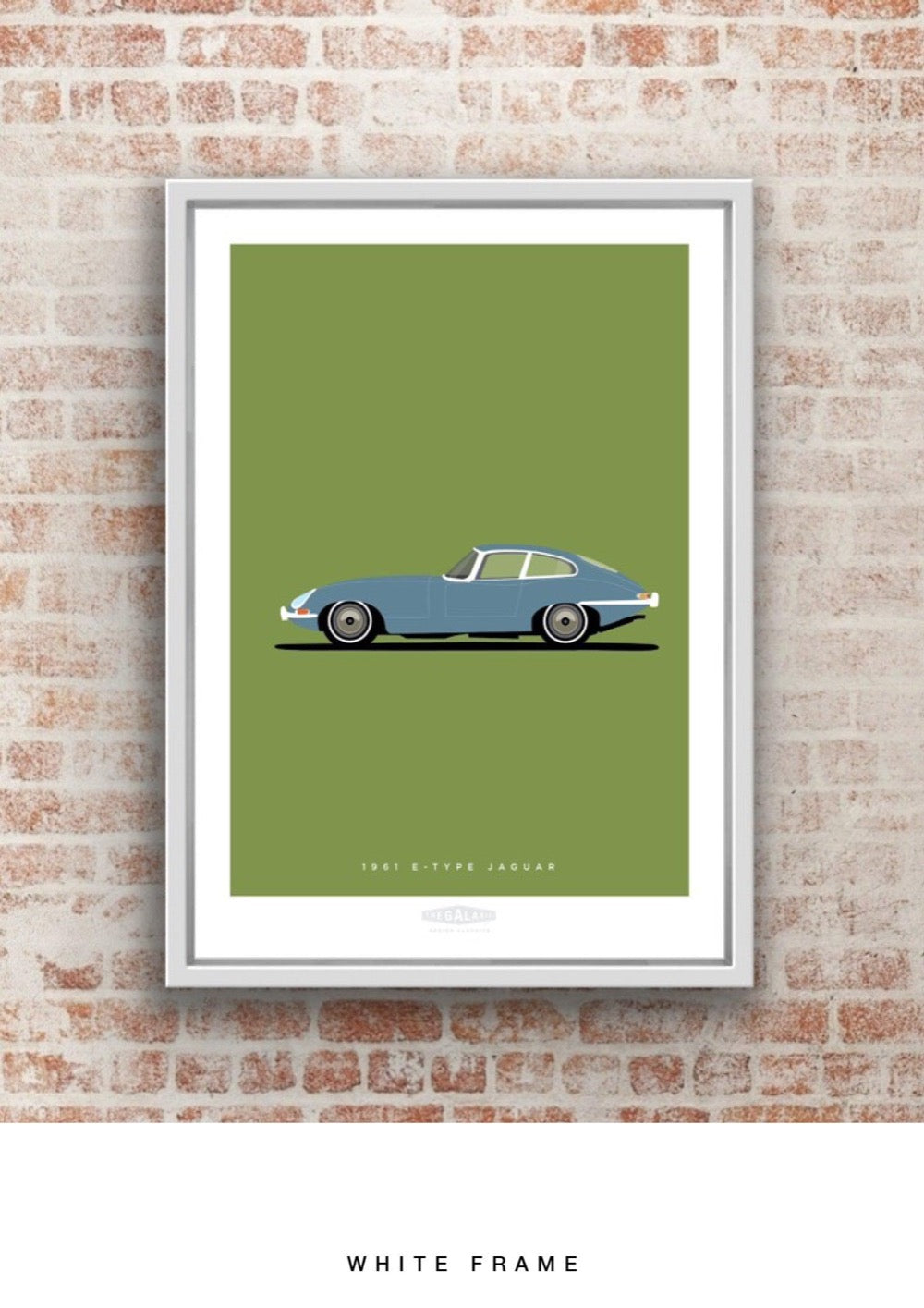 JAGUAR E-TYPE COUPE 1961 Blue - The Galaxie Design Classics