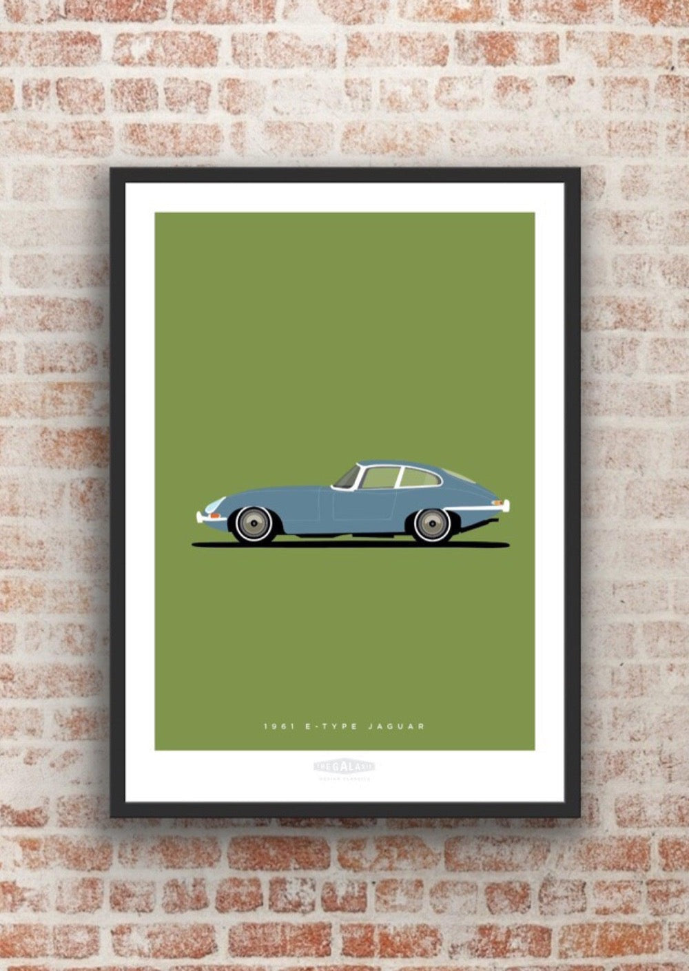 JAGUAR E-TYPE COUPE 1961 Blue - The Galaxie Design Classics