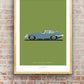 JAGUAR E-TYPE COUPE 1961 Blue - The Galaxie Design Classics