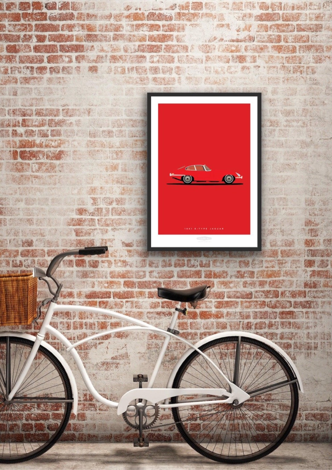 JAGUAR E-TYPE COUPE 1961 Red - The Galaxie Design Classics