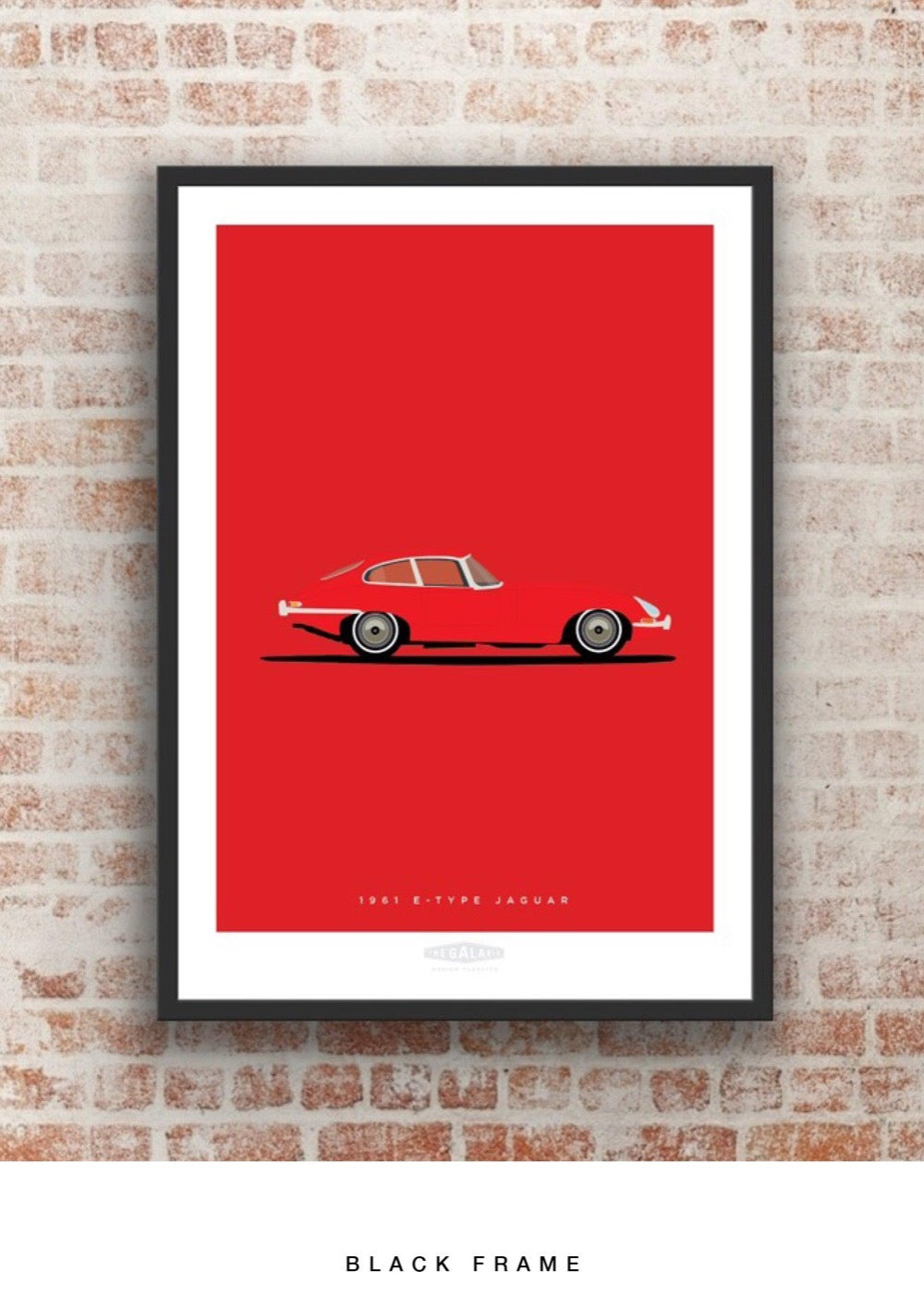 JAGUAR E-TYPE COUPE 1961 Red - The Galaxie Design Classics