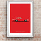 JAGUAR E-TYPE COUPE 1961 Red - The Galaxie Design Classics