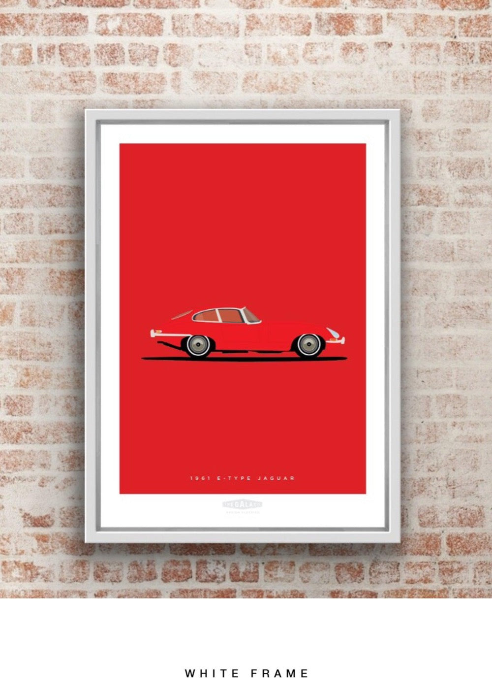 JAGUAR E-TYPE COUPE 1961 Red - The Galaxie Design Classics