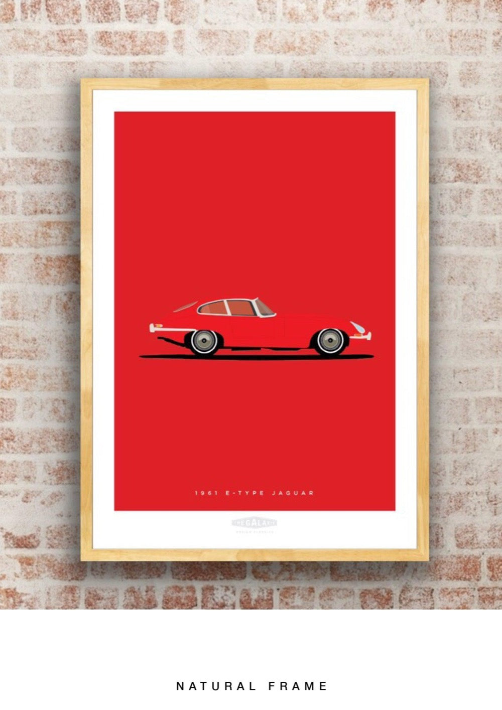 JAGUAR E-TYPE COUPE 1961 Red - The Galaxie Design Classics