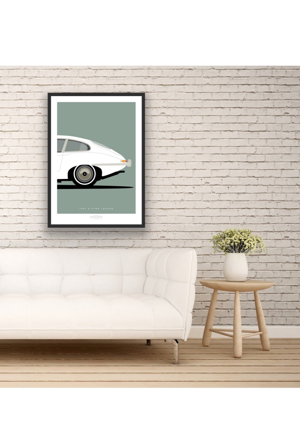 JAGUAR E-TYPE COUPE 1961 White 2 - The Galaxie Design Classics