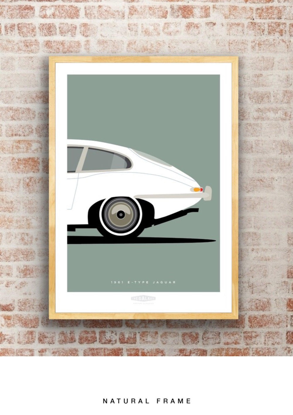 JAGUAR E-TYPE COUPE 1961 White 2 - The Galaxie Design Classics