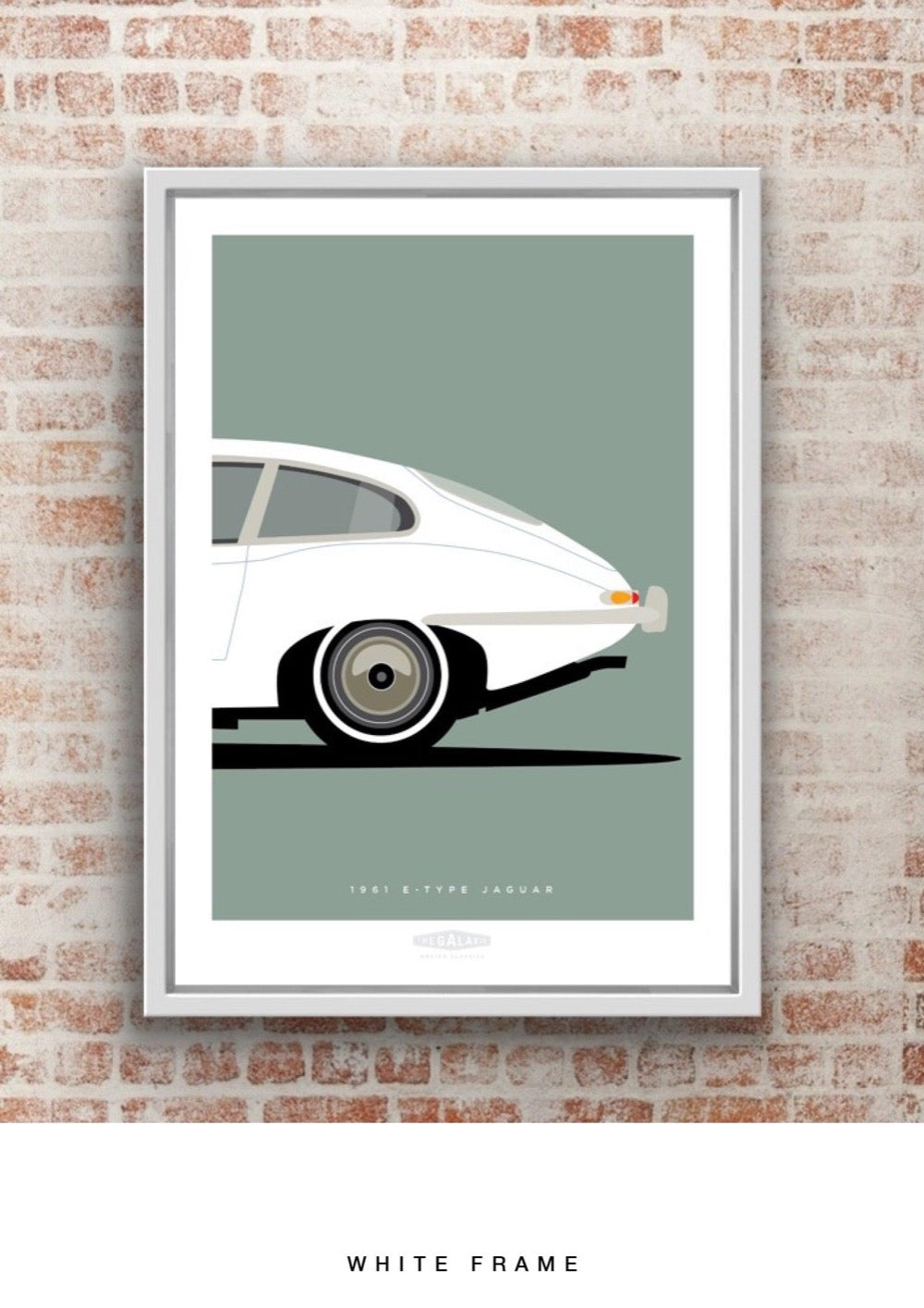 JAGUAR E-TYPE COUPE 1961 White 2 - The Galaxie Design Classics