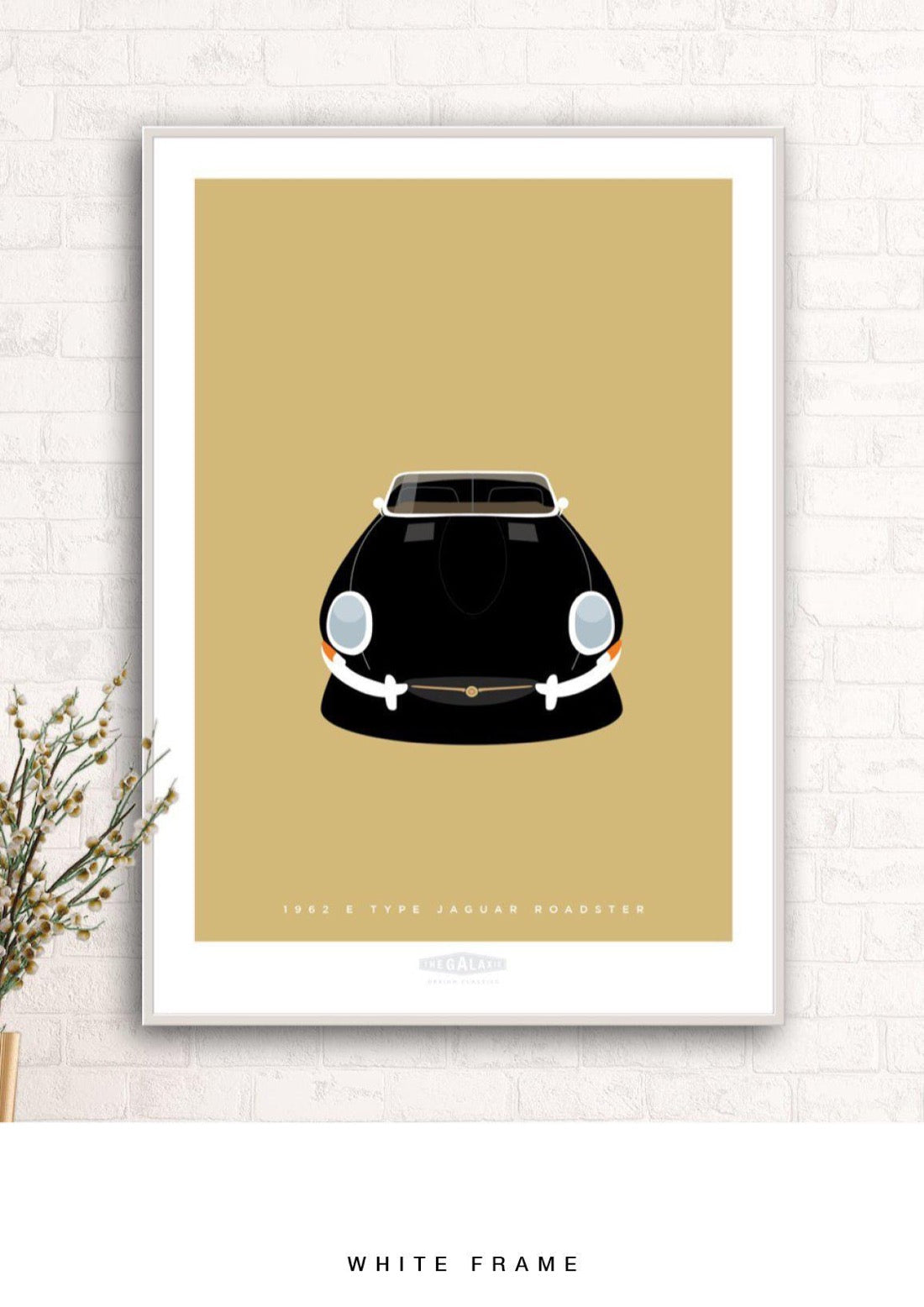 JAGUAR E TYPE ROADSTER 1962 Black - The Galaxie Design Classics