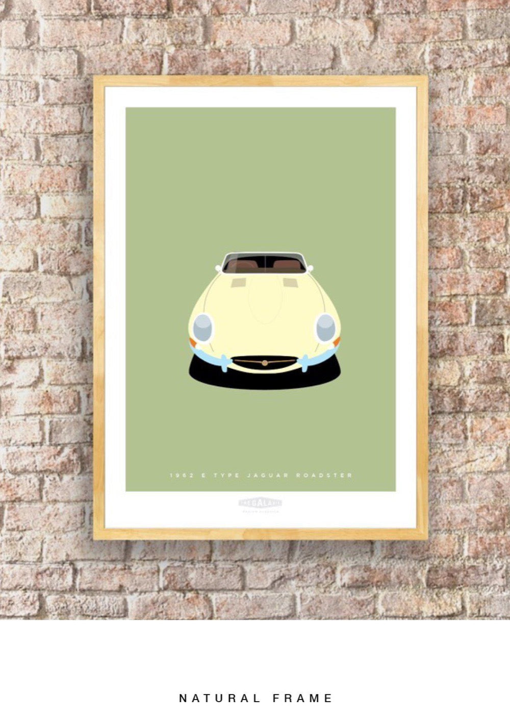 JAGUAR E TYPE ROADSTER 1962 Cream - The Galaxie Design Classics