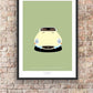 JAGUAR E TYPE ROADSTER 1962 Cream - The Galaxie Design Classics