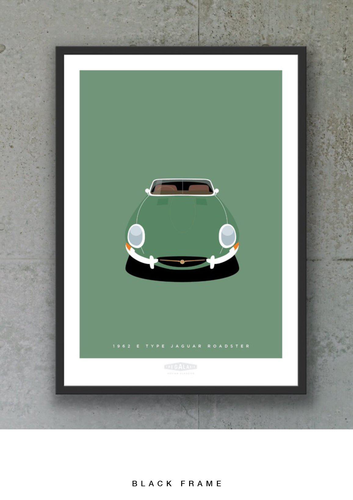 JAGUAR E TYPE ROADSTER 1962 Green - The Galaxie Design Classics