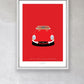 JAGUAR E TYPE ROADSTER 1962 Red - The Galaxie Design Classics