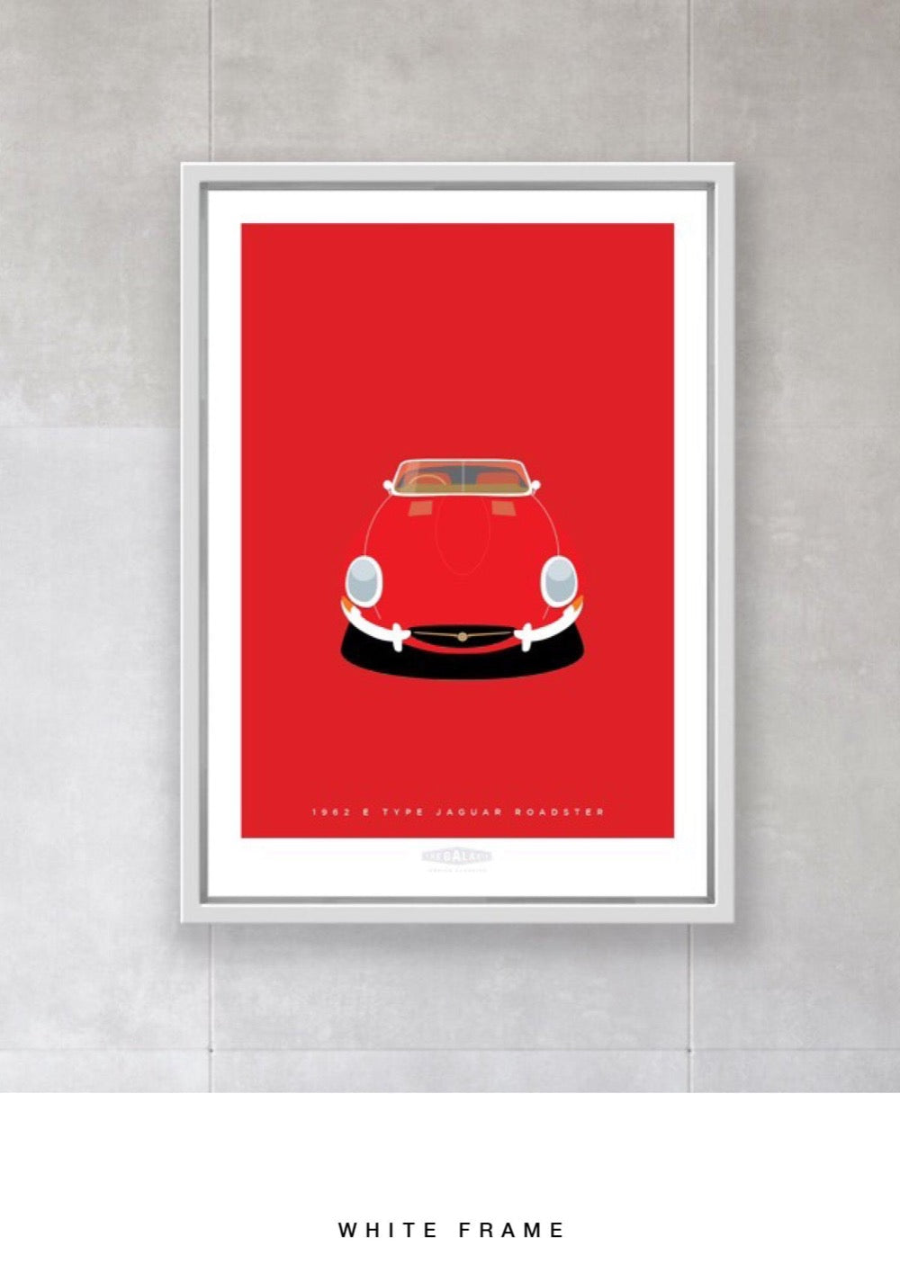 JAGUAR E TYPE ROADSTER 1962 Red - The Galaxie Design Classics