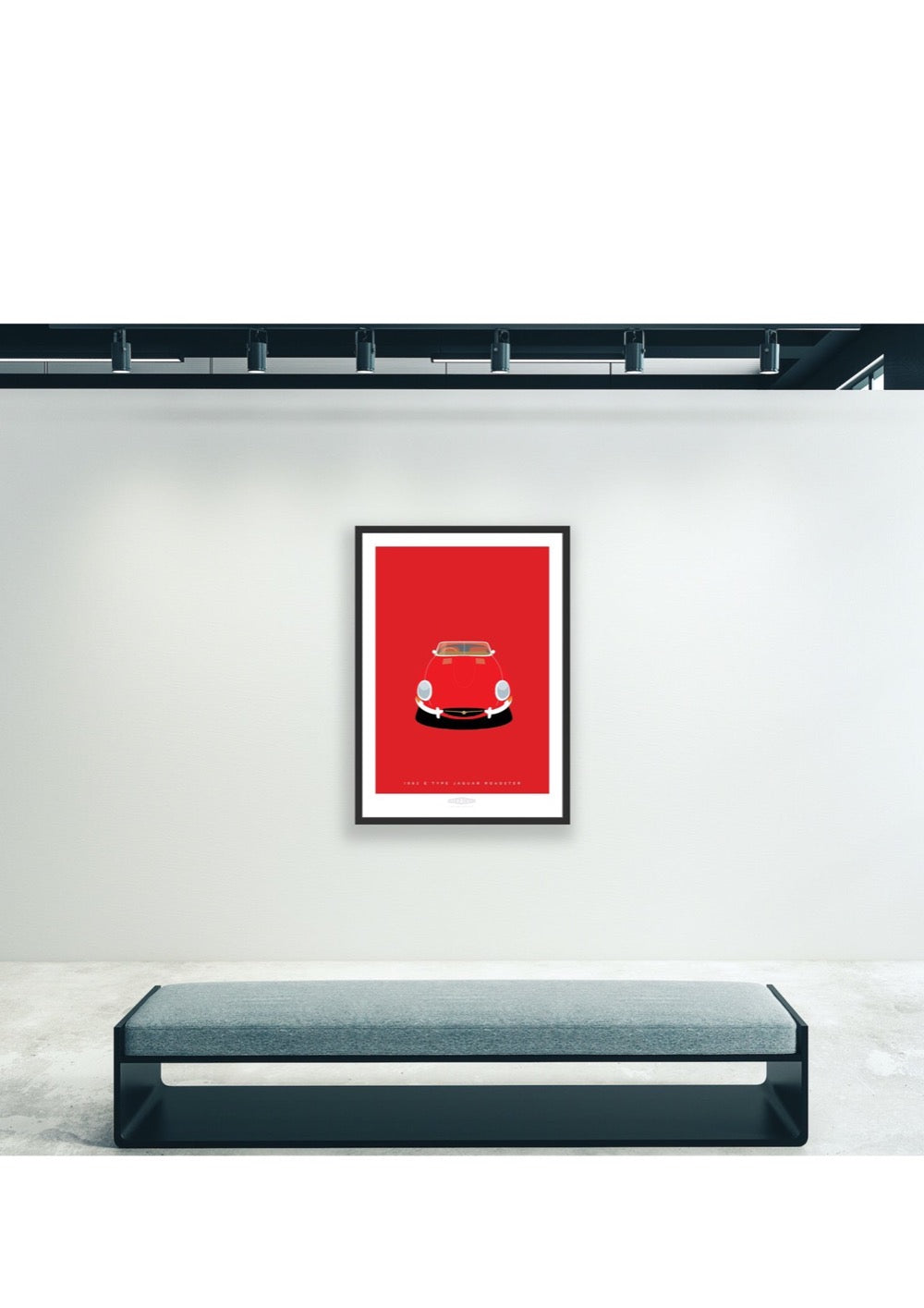 JAGUAR E TYPE ROADSTER 1962 Red - The Galaxie Design Classics