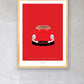 JAGUAR E TYPE ROADSTER 1962 Red - The Galaxie Design Classics