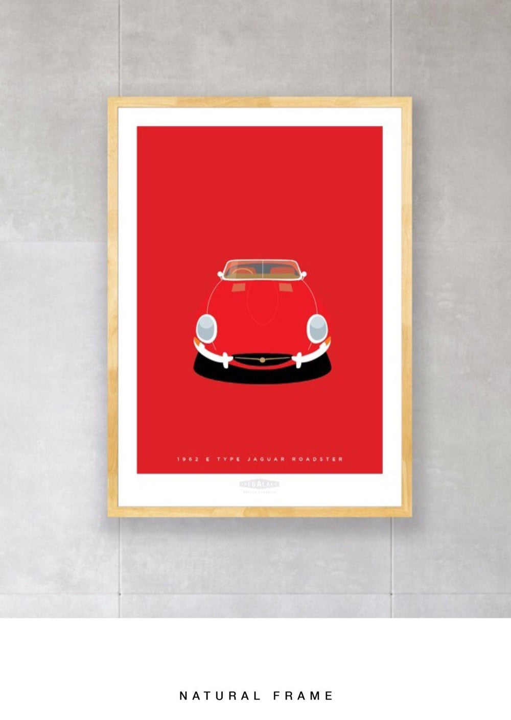 JAGUAR E TYPE ROADSTER 1962 Red - The Galaxie Design Classics