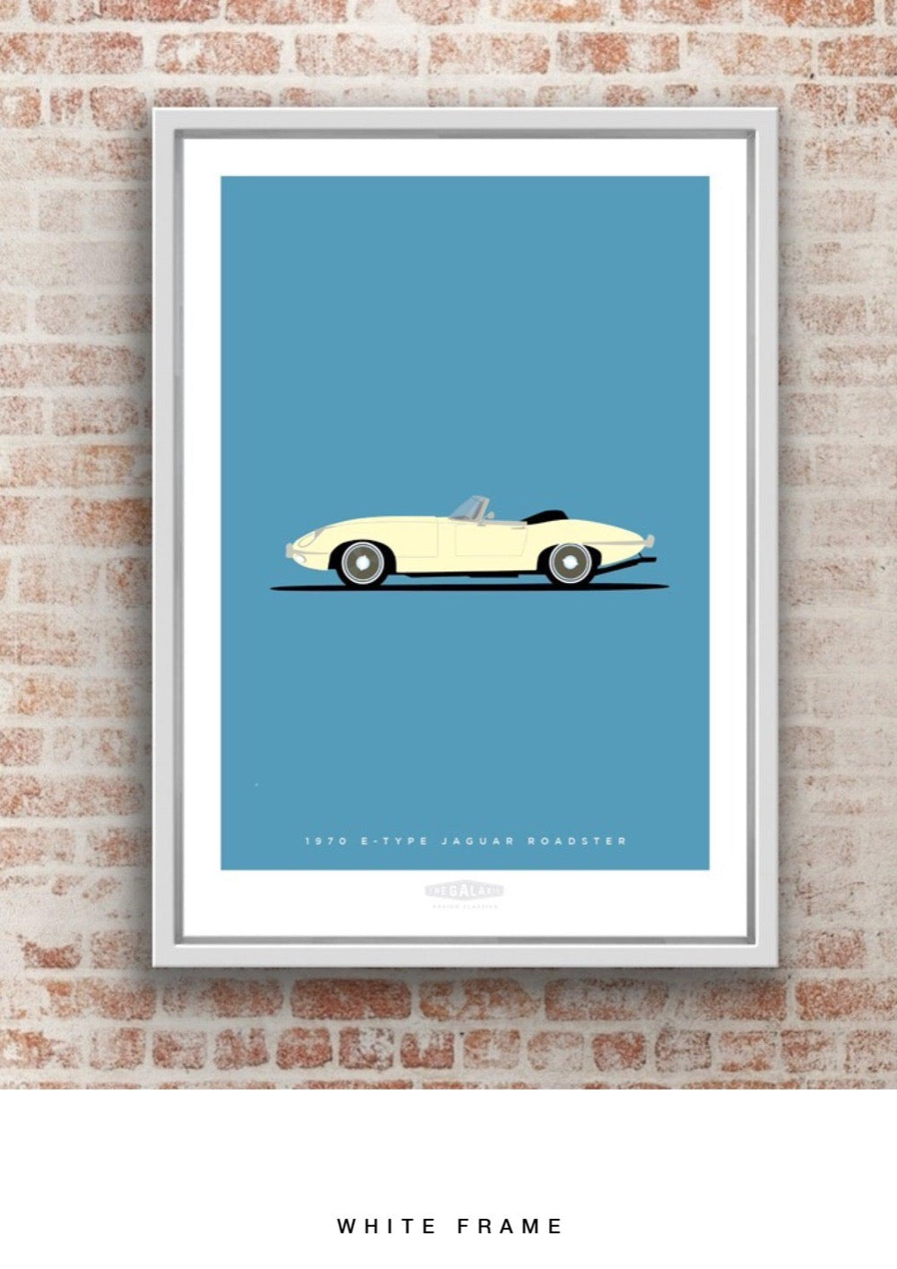 JAGUAR E-TYPE ROADSTER 1970 Cream - The Galaxie Design Classics