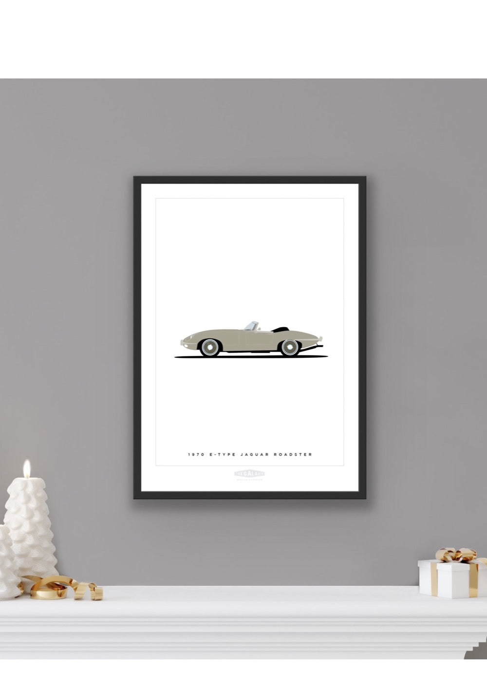 JAGUAR E-TYPE ROADSTER 1970 Silver - The Galaxie Design Classics