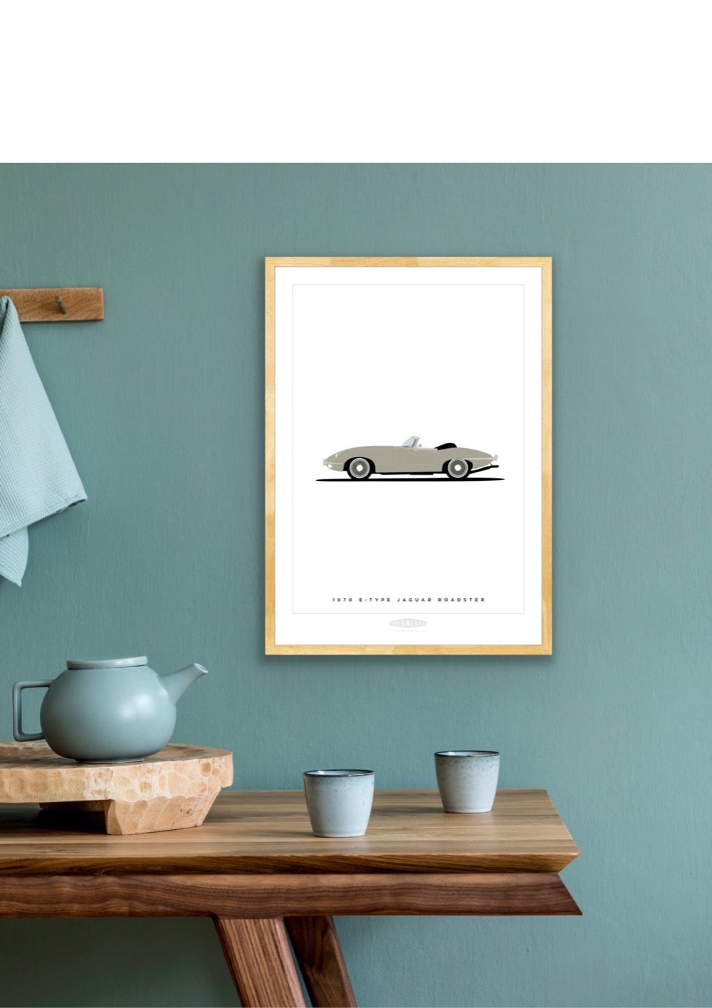 JAGUAR E-TYPE ROADSTER 1970 Silver - The Galaxie Design Classics