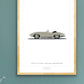 JAGUAR E-TYPE ROADSTER 1970 Silver - The Galaxie Design Classics