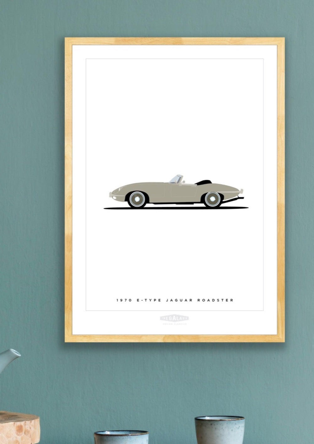 JAGUAR E-TYPE ROADSTER 1970 Silver - The Galaxie Design Classics