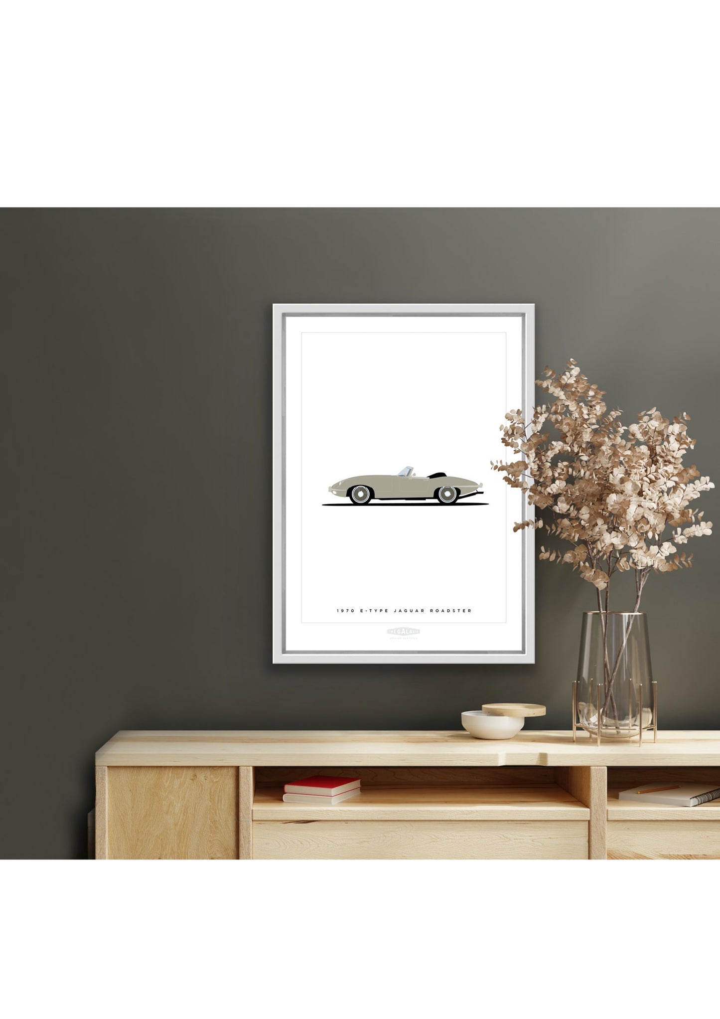 JAGUAR E-TYPE ROADSTER 1970 Silver - The Galaxie Design Classics