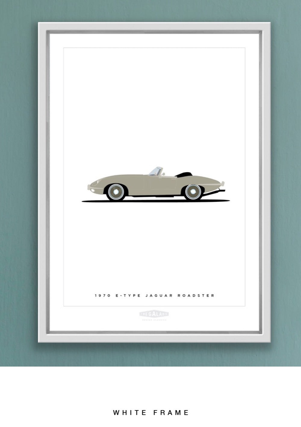 JAGUAR E-TYPE ROADSTER 1970 Silver - The Galaxie Design Classics