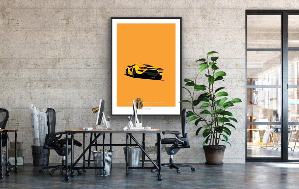 LAMBORGHINI COUNTACH LPI 800-4 2021 Yellow - The Galaxie Design Classics