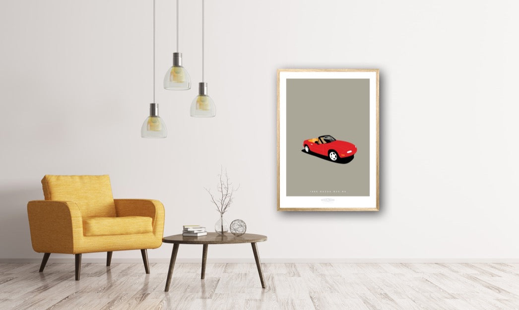 Mazda MX-5 NA 1989 Red - The Galaxie Design Classics