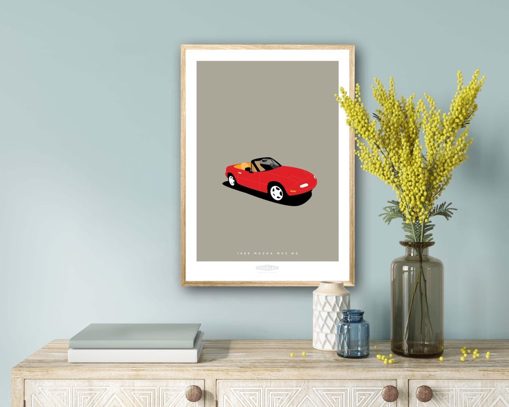 Mazda MX-5 NA 1989 Red - The Galaxie Design Classics