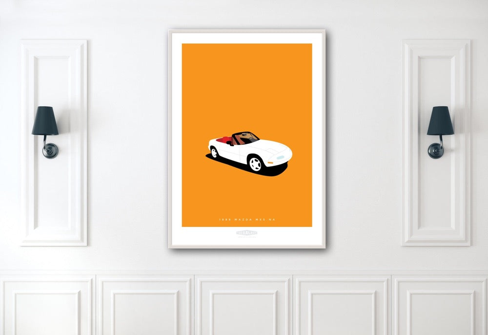 Mazda MX-5 NA 1989 White - The Galaxie Design Classics