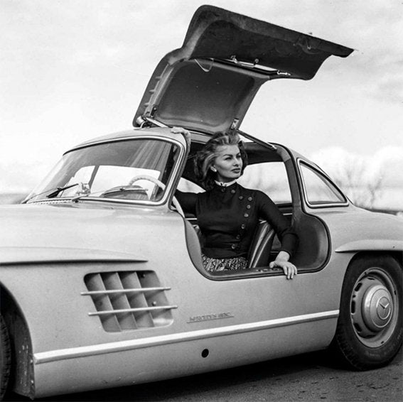 MERCEDES-BENZ 300 SL GULLWING 1954 Black - The Galaxie Design Classics