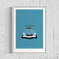 MERCEDES-BENZ 300 SL GULLWING 1954 Blue - The Galaxie Design Classics