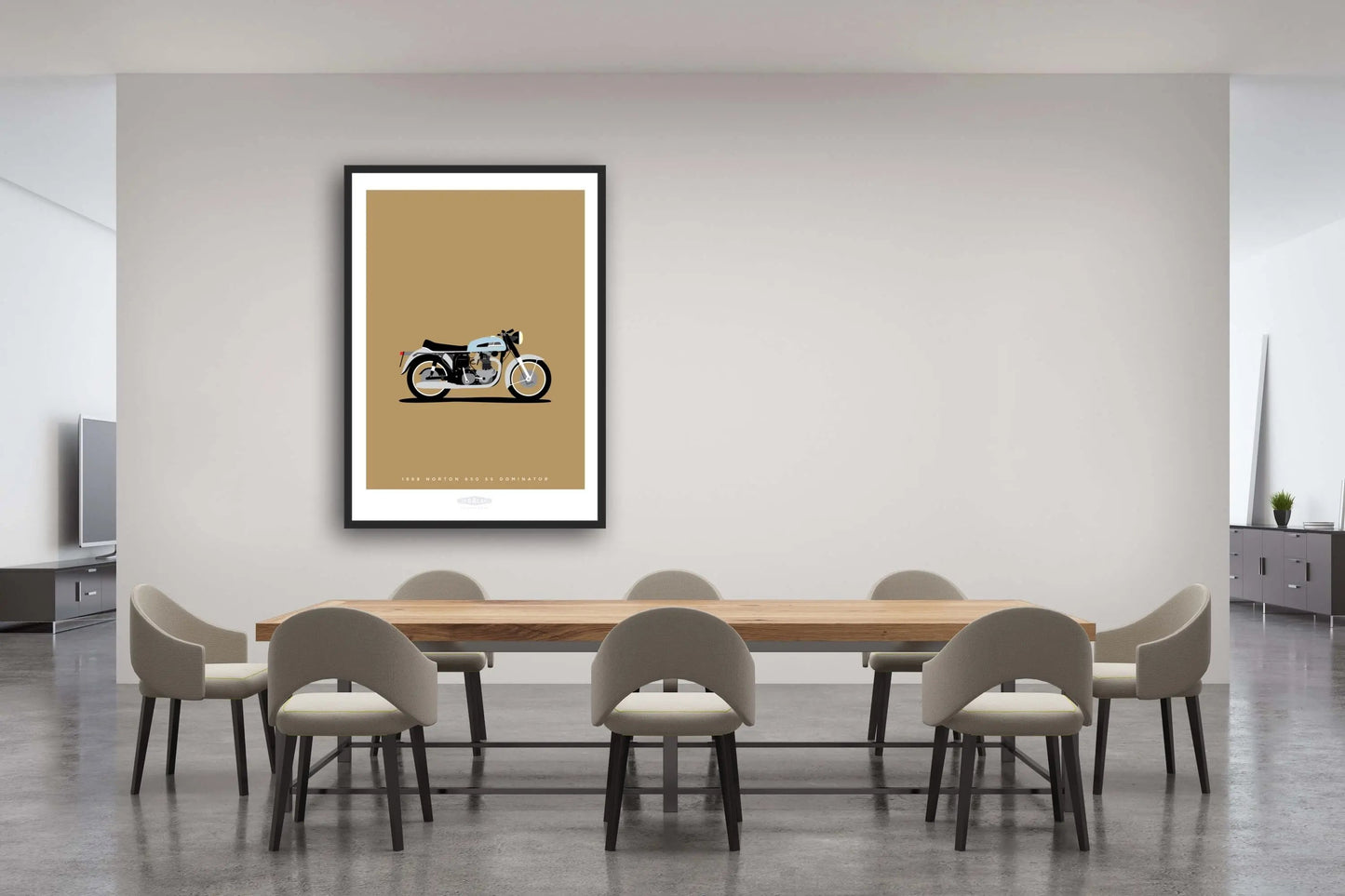 NORTON 650 SS DOMINATOR 1968 Blue - The Galaxie Design Classics