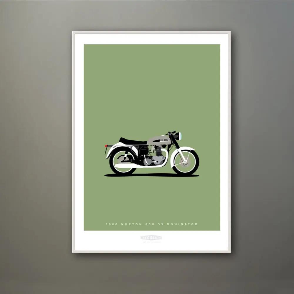 NORTON 650 SS DOMINATOR 1968 Grey - The Galaxie Design Classics