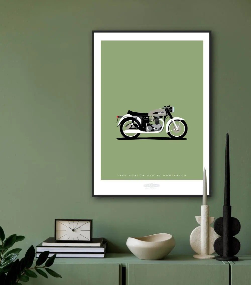 NORTON 650 SS DOMINATOR 1968 Grey - The Galaxie Design Classics