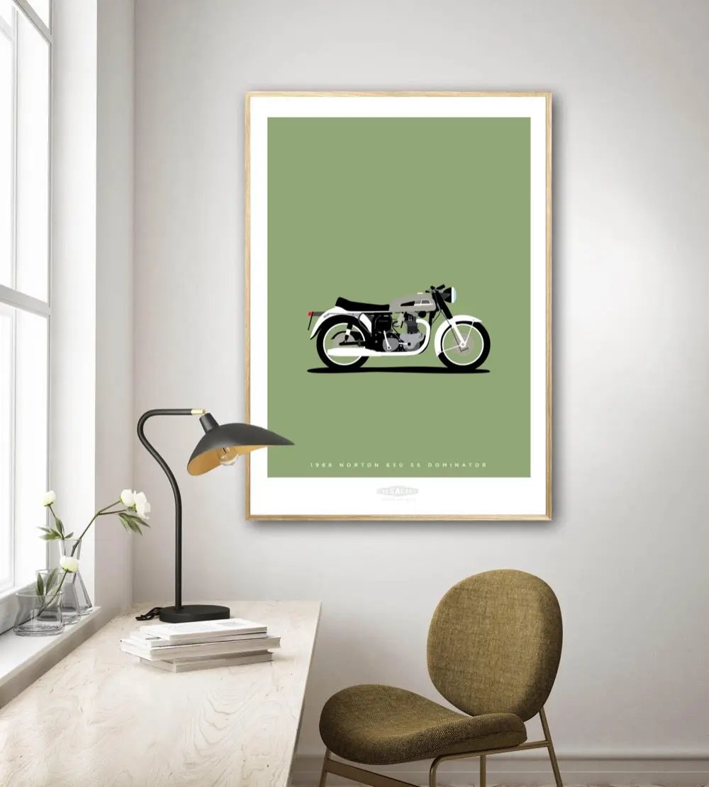 NORTON 650 SS DOMINATOR 1968 Grey - The Galaxie Design Classics