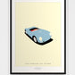 PORSCHE 550 SPYDER 1955 Blue 2 - The Galaxie Design Classics