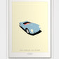 PORSCHE 550 SPYDER 1955 Blue 2 - The Galaxie Design Classics