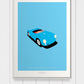 PORSCHE 550 SPYDER 1955 Blue - The Galaxie Design Classics