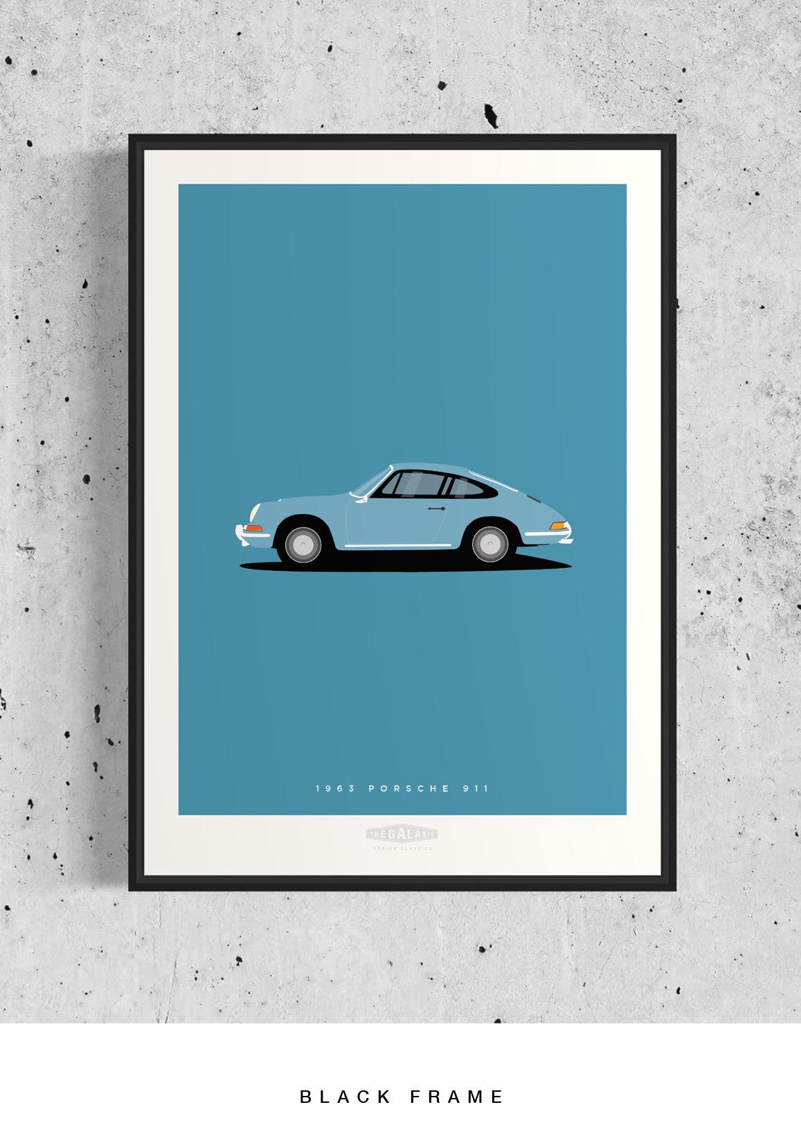 PORSCHE 911 1963 Blue - The Galaxie Design Classics